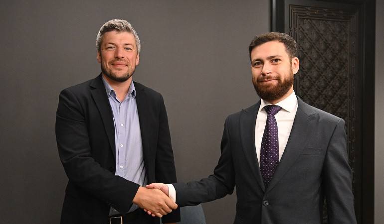 Meeting of the Foreign Minister of Armenia Vahan Kostanyan with Executive Director of the Forum on Information and Democracy Camille Grenier