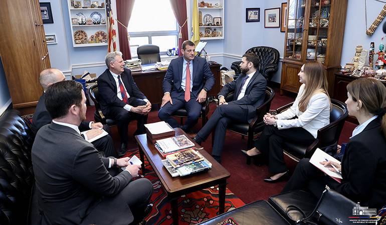 Meeting of the Deputy Foreign Minister with the U.S. Congressmen