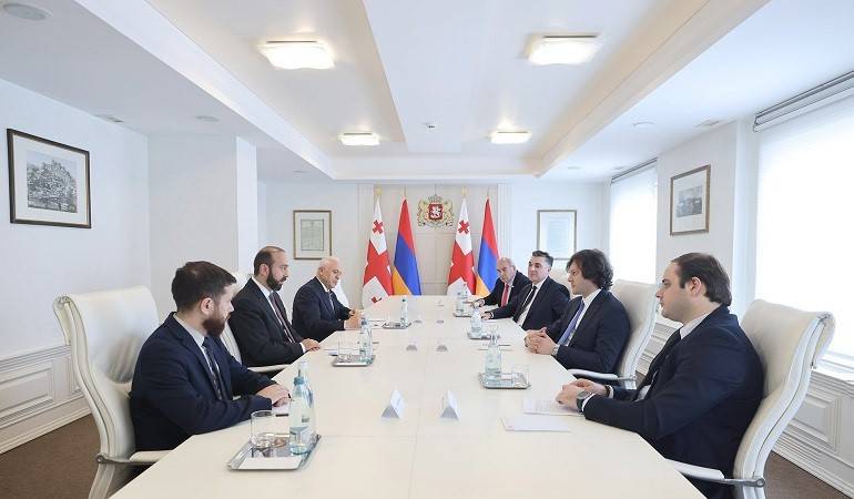 Встреча министра иностранных дел Армении с премьер-министром Грузии