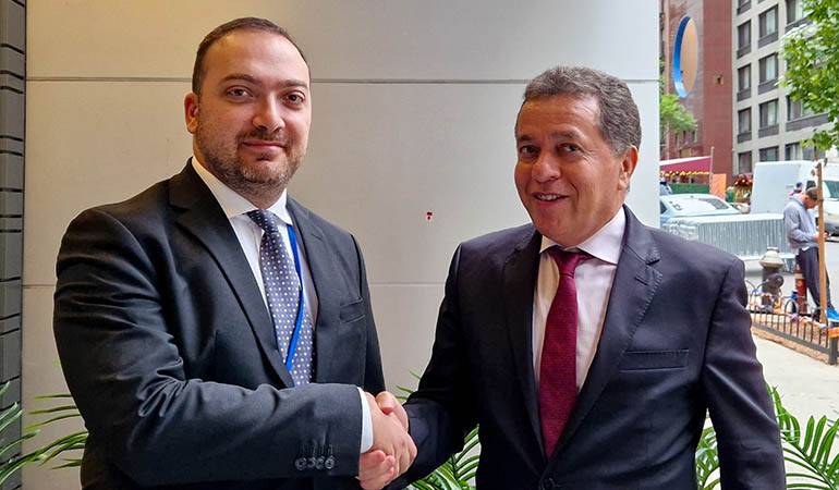 The meeting of the Secretary General of the Foreign Ministry of Armenia with UN Under-Secretary-General, Chair of the International Civil Service Commission